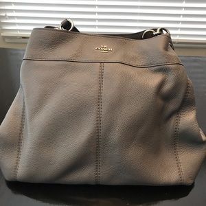 Coach pebble leather hobo